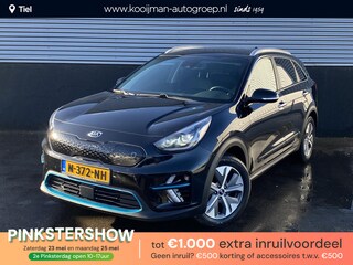Kia Niro ExecutiveLine 64 kWh Elektr. schuifdak, seat memory, stoel- & stuurverwarming, 1e eign. Nieuw geleverd en dealeronderhouden, navigatie Apple CarPlay/Android Auto, parkeersensoren, dodehoek detectie, JBL, volop luxe!