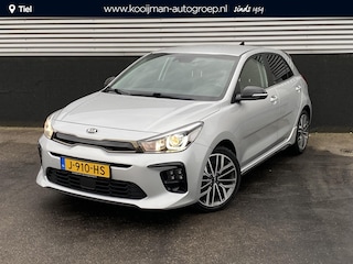 Kia Rio 1.0 TGDI GT-Line Nieuw geleverd, Dealeronderhouden, 1e eign. Stoel- & Stuurwiel verwarmd, LMV, Privacy glass, Smart Key, Achteruitrijcamera, Parkeersensoren achterzijde, BTW-auto