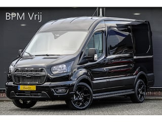 Ford Transit L2H2 | 165Pk A8 Aut. | Raptor Edition | 2x Schuifdeur | Achteruitrijcamera | Trekhaak | 19'' | Agate Black