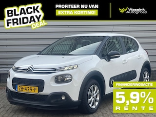 Citroën C3 BLACK FRIDAY DEAL I 1.2 PureTech Feel | Navigatie | Parkeersensoren I CarPlay/Android Auto I Cruise I Lane Assist