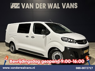 Opel Vivaro 2.0 Diesel 145pk L3H1 Dubbele Cabine Euro6 Airco | 6-Zits | Navigatie | 2500kg Trekhaak | Apple Carplay Android Auto, Cruisecontrol, Parkeersensoren