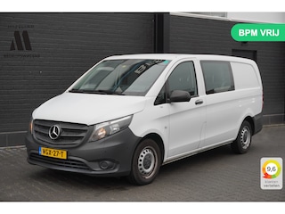Mercedes-Benz Vito 110 CDI Lang Dubbel cabine EURO 6 - A/C climate - Cruise - Camera - €14.900,- Excl.