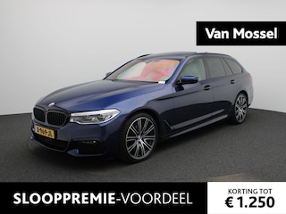 BMW 5-serie Touring 540i xDrive High Executive | Automaat | Panoramadak | Harman Kardon | Lederen Bekleding | Stoelverwarming + Stoelventilatie | head-up display | 360. Camera | Sfeerverlichting |