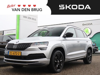 Skoda Karoq 1.5 TSI 150PK AUTOMAAT Sportline Business | Trekhaak | CANTON audio | Achteruitrijcamera | Stoelverwarming | Dodehoeksensoren | Adaptieve cruise control |