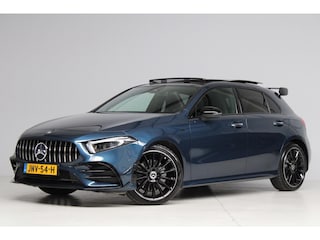 Mercedes-Benz A250e AMG | A45 AMG look | burmester | elek. stoelen | dodehoek detectie | sfeerverlichting | dealer oh
