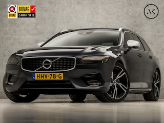 Volvo V90 2.0 T4 R-Design 191Pk Automaat (PANORAMADAK, APPLE CARPLAY, HEAD-UP DISPLAY, LEDER/ALCANTARA, CAMERA, ADAPTIVE CRUISE, ZWART HEMEL, STOELVERWARMING, NIEUWSTAAT)