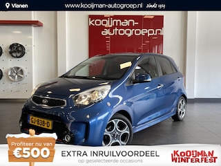 Kia Picanto 1.2 CVVT SportsLine Stoel en stuurverwarming| Nederlandse auto| BOMVOL Opties|