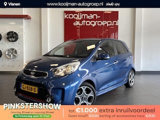 Kia Picanto 1.2 CVVT SportsLine Stoel en stuurverwarming| Nederlandse auto| BOMVOL Opties|