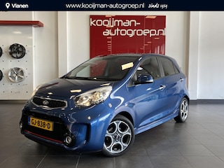 Kia Picanto 1.2 CVVT SportsLine Stoel en stuurverwarming| Nederlandse auto| BOMVOL Opties|