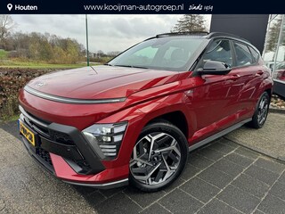 Hyundai Kona 1.6 GDI HEV N Line Sky Eerste Eigenaar, 18 Inch, Schuif/Kanteldak, Stoelverwarming, Apple Carplay/Android Auto, Enz...