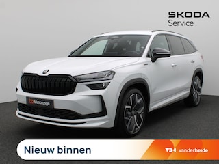 Skoda Kodiaq 1.5 TSI PHEV Sportline Business 204PK DSG Matrix-LED Verlichting, Alarm, Winterpakket, Trekhaak, 20" LM Velgen, Side Assist, Navi, Keyless, Memorystoel