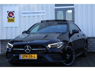 Mercedes-Benz CLA 250e AMG Edition*Perfect MB Onderh.*BTW*1ste Eig*Pano/Night/Sfeer/Burmester/Multi Beam LED/360 Camera/Memorie/Apple Carplay-Android/Dodehoek/Rijstrook/Parkeersens.V+A/19 inch LM*