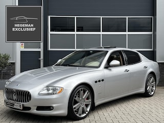 Maserati Quattroporte 4.7 S ZF | Schuif-kanteldak | Elektr. Stoelen + Mem | Stoelverwarming | ECC | BOSE | Parkeersensoren