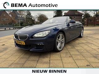 BMW 6-serie Cabrio 640d High Executive M SPORT/B&O AUDIO/HEAD-UP/STOELVERWARMING+KOELING