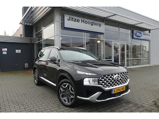 Hyundai Santa Fe 1.6 T-GDI PHEV 7 PERSOONS PREMIUM ,NAVI,LEER,CAMERA,STOELVERWARMING EN VENTILATIE. 52878 KM.