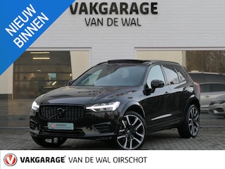Volvo XC60 2.0 Recharge T8 AWD R-Design | Black Optic | Luchtvering | 360°-camera | Panoramadak | Trekhaak | Stuur-/Stoelverwarming | Apple-/Android Carplay | ACC | Dodehoek detectie | Contourstoelen