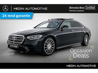 Mercedes-Benz S 450 Lang Automaat 4MATIC AMG Line | Business Class Pakket | Nightpakket | Exclusiefpakket | Airmatic | Head-Up | Distronic | Panoramadak | Burmester 4D High-End Audio | Stoelventilatie