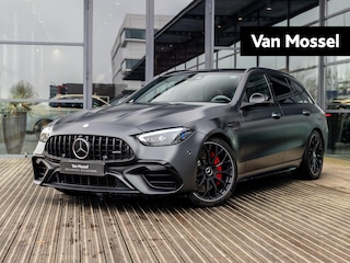 Mercedes-Benz C-klasse Estate AMG 63 S E Performance | DESIGNO MAGNO GRAFIETGRIJS | PANORAMA/SCHUIF-KANTELDAK | AMG DRIVERS PACKAGE | HEAD-UP | WINTERPAKKET | RIJ-ASSISTENTIE PAKKET | NIGHT PAKKET | 20 INCH | BURMESTER |