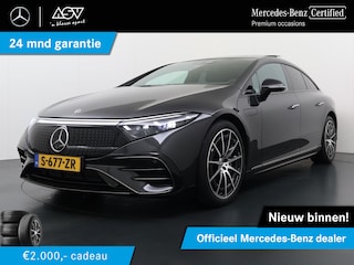 Mercedes-Benz EQS 450+ AMG Line 108 kWh | BTW Verrekenbaar | Panorama - Schuifdak | Distronic Cruise Control | Head-Up Display | Burmester Surround System | 21"AMG Velgen | Luchtvering & Achteras Besturing