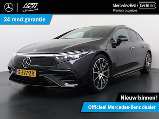 Mercedes-Benz EQS 450+ AMG Line 108 kWh | BTW Verrekenbaar | Panorama - Schuifdak | Distronic Cruise Control | Head-Up Display | Burmester Surround System | 21"AMG Velgen | Luchtvering & Achteras Besturing