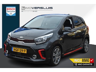 Kia Picanto 1.0 T-GDI GT-Line 100PK | 100% Kia Onderhouden | Navigatie | Camera | Leder | 12 mnd BOVAG garantie | Whatsapp 06-53188999