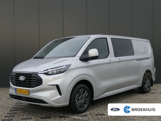 Ford Transit Custom 320 2.0 TDCI 136pk Automaat L2H1 Limited DC Dubbele Cabine | Trekhaak | 6-Persoons ! | Stoelverwarming | Verwarmde Voorruit | Keyless | Cruise Control | Camera | Bluetooth |