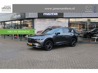 Mazda CX-5 2.0 SkyActiv-G 165 Homura , Automaat, Trekhaak, Leder, Sunroof, LMV 19 Inch, HUD, Navi, Apple Carplay, 360 Camera, Adap. cruise, LKA, Stoelverwarming, Stoelverkoeling, Stuurverwarming, Clima