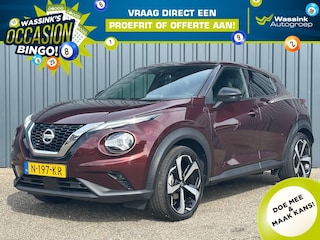 Nissan Juke BLACK FRIDAY DEAL I 1.0 DIG-T 117pk N-Design I Trekhaak 1250KG I Adaptieve Cruise I Stoelverwarming I Dodehoek I PDC I
