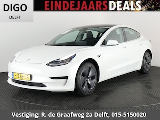 Tesla Model 3 Standard RWD Plus 60 kWh + FSD systeem | Navigatie | Panoramadak |