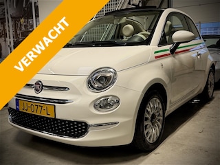 Fiat 500 TwinAir Turbo / Lounge / Cabrio / Red softtop / Striping / 1st owner / FULL HISTORY!