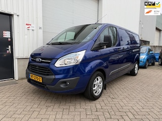Ford Transit Custom 290 2.2 TDCI L2H1|AIRCO|LMV|CRUISE|2X DEUR|PDC|TREKHAAK|DEALER|NAP|DAKDRAGERS ORIGINEEL|BTW|
