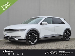 Hyundai Ioniq 5 Lounge 73kWh Automaat / Accu SOH 100% / Fabrieksgarantie tot 11-2026 / Dealer onderhouden / Trekhaak aneembaar / WLTP 451 km / CCS snelladen / Warmtepomp / Stuur-, Stoel en Achterbank verwarming / Adaptief CC /
