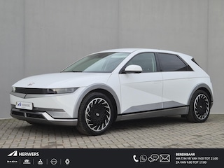 Hyundai Ioniq 5 Lounge 73kWh Automaat / Accu SOH 100% / Fabrieksgarantie tot 11-2026 / Dealer onderhouden / Trekhaak aneembaar / WLTP 451 km / CCS snelladen / Warmtepomp / Stuur-, Stoel en Achterbank verwarming / Adaptief CC /