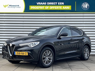 Alfa Romeo Stelvio 2.0 Turbo 200PK Automaat AWD Super Navigatie | Lederpakket met elektrische stoelen en geheugen | Stoel-Stuurwielverwarming