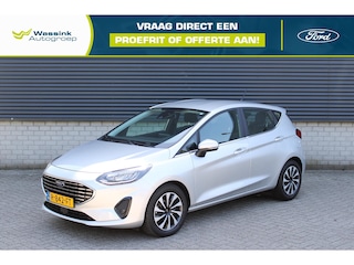 Ford Fiesta I Titanium Hybrid 125pk I Automaat I Adaptive Cruise Control I Parkeersensoren I Navi by Apple Carplay/Android Auto