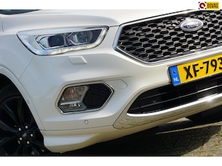 Ford Kuga 1.5 EcoBoost Vignale | White Platinum | Schuif-/Panodak/Carplay/Leder/Full-LED/Elek.stoelverstelling - Chique!