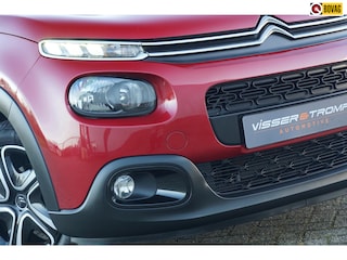 Citroën C3 1.2 PureTech 110pk Shine Automaat - Rouge Rubi/Noir Onyx - Carplay/PDC/LaneAssist