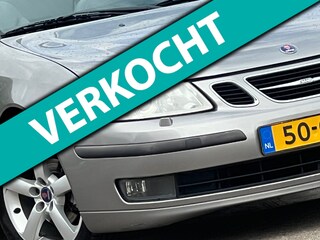 Saab 9-3 Cabrio 1.8t Linear | Parchment Silver metallic | Leder/Cruise/Stoelverwarming/Xenon/PDC - Keurig!