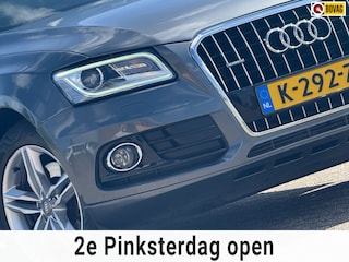 Audi Q5 2.0 TFSI hybrid quattro Pro Line Plus - Monsoon Grijs/Milano Leder - Panorama/schuifdak