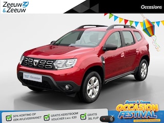 Dacia Duster 100PK TCe Bi-Fuel Comfort | 1e eigenaar | Trekhaak (1500 KG) | Navi | Apple CarPlay | Airco | Cruise Control | Lichtmetalen Velgen | Bluetooth |