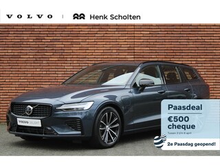 Volvo V60 T6 Plug-in hybrid AWD Plus Dark | Elektrisch verstelbare voorstoelen | 360 graden camera | Trekhaak, elektrisch inklapbaar | Harman Kardon | Stoel- /stuurwielverwarming | Adaptive cruise control | BLIS