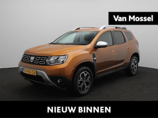 Dacia Duster TCe 130 Prestige | MediaNav Navigatiesysteem met Apple CarPlay & Android Auto | Parkeersensoren achter met achteruitrijcamera | Trekhaak | Lichtmetalen velgen | Metaalkleur |