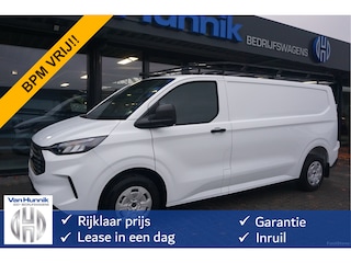 Ford Transit Custom 320L 136PK Trend BPM VRIJ!! Apple CP LED, Imperiaal, Betimmering, Trekhaak!! NR.