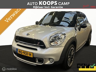 Mini Countryman 1.6 Cooper S ALL4 Pepper Automaat 140Kw/191Pk | Pano-dak | Clima | Cruise | Navi | Zwart-leder | Stoelverw.| Trekhaak | NL Auto | DEALER-STAAT