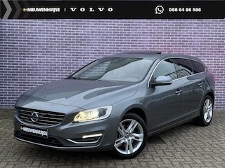 Volvo V60 1.5 T3 Summum | Trekhaak | Adaptief | BLIS | Standkachel | Camera | Leder | Volvo on Call | Schuif/kantel dak | Memory | Parkeersensoren V+A |