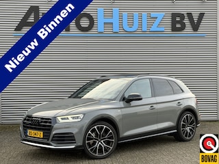 Audi Q5 2.0 TFSI 252 PK Quattro S Line Black Edition Luchtvering Panoramadak Lederen interieur Ruitstiksel Carbon interieurlijsten Audi DSP Sound Elek Kofferklep Virtual Cockpit Achteruitrijcamera