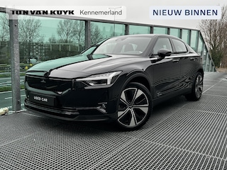 Polestar 2 Long Range Single Motor 82 kWh Parkeer camera 360 Gr. Verwarmde voorstoelen, Trekhaak semi Electrisch, Electrische achterklep.