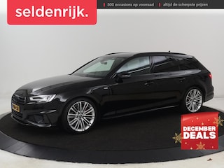 Audi A4 40 TFSI Sport S Line Black Edition | Stoelverwarming | Adaptive cruise | Keyless | Virtual Cockpit | Carplay | Half leder | Navigatie | Full LED | 19'' | Sportstoelen | Sfeerverlichting