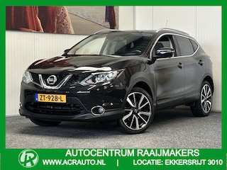 Nissan Qashqai 1.2 PREMIER EDITION PANORAMADAK HALF LEDER 360 CAMERA TREKHAAK ACHTERUITRIJ CAMERA ZEER MOOI !!!