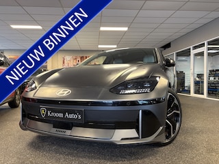 Hyundai Ioniq 6 Lounge 77.4 kWh / Leer met ventilatie / BLIS / 360 camera / HeadUp / ACC / Apple Carplay / Dab+ - Afn Trekhaak -